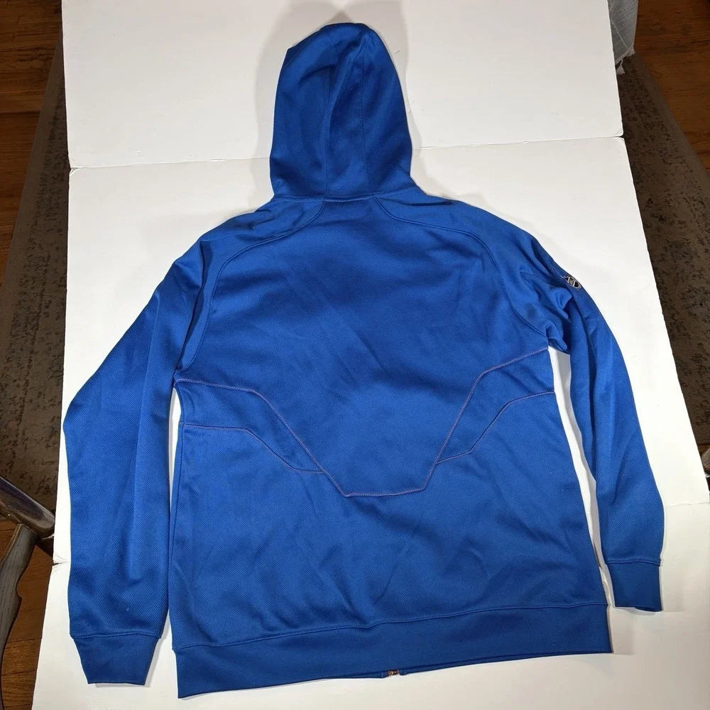 Reebok Center Ice NY Islanders Full Zip Hoodie Jacket‎ Blue Orange Size M